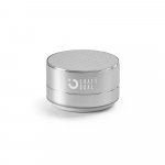 FLOREY II. Caixa de som com autonomia de 3h (400 mAh), em alum&iacute;nio 100% reciclado e ABS 100% reciclado - Cromado satinado