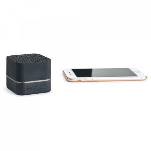 EDISON BK. Caixa de som com autonomia de 2h (300 mAh) em ABS - Preto