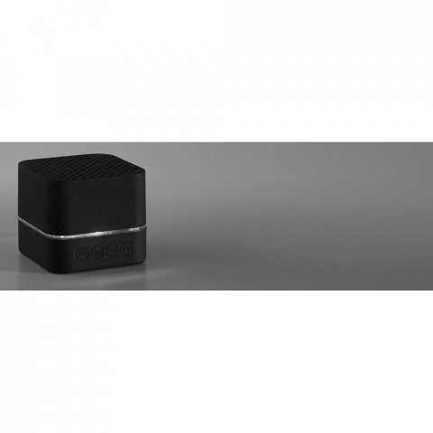 EDISON BK. Caixa de som com autonomia de 2h (300 mAh) em ABS - Preto