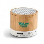 GLASHOW ECO. Caixa de som em bambu com microfone - Natural