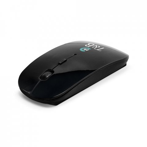 BLACKWELL 2.4. Mouse wireless 2.4G em ABS 100% reciclado - Preto