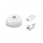 NEWTON II. Kit de adaptadores USB em ABS - Branco