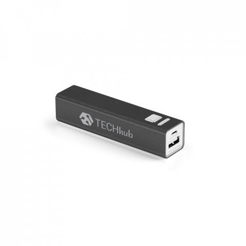LEO 2.2. Bateria port&aacute;til em alum&iacute;nio (2.200 mAh) - Preto