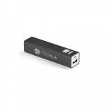 LEO 2.2. Bateria port&aacute;til em alum&iacute;nio (2.200 mAh) - Preto