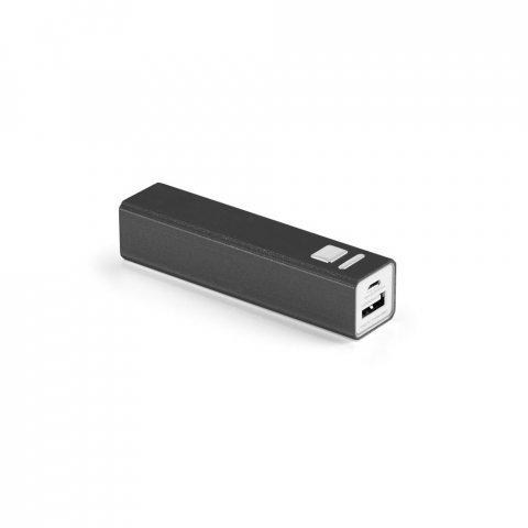 LEO 2.2. Bateria port&aacute;til em alum&iacute;nio (2.200 mAh) - Preto