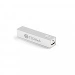 LEO 2.2. Bateria port&aacute;til em alum&iacute;nio (2.200 mAh) - Cromado satinado