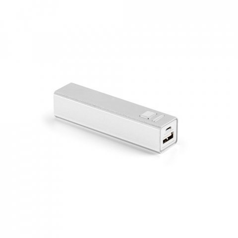 LEO 2.2. Bateria port&aacute;til em alum&iacute;nio (2.200 mAh) - Cromado satinado