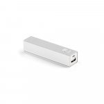LEO 2.2. Bateria port&aacute;til em alum&iacute;nio (2.200 mAh) - Cromado satinado