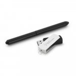 GLEISER. Conjunto esferogr&aacute;fica e pen drive - Preto