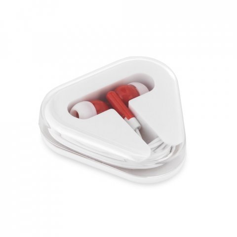 FARDAY. Fone de ouvido com cabo de 1,25 m - Vermelho