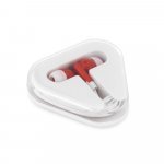 FARDAY. Fone de ouvido com cabo de 1,25 m - Vermelho