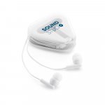 FARDAY. Fone de ouvido com cabo de 1,25 m - Branco