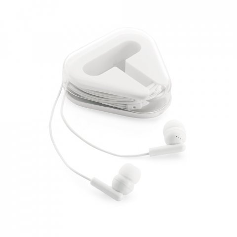 FARDAY. Fone de ouvido com cabo de 1,25 m - Branco