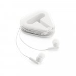 FARDAY. Fone de ouvido com cabo de 1,25 m - Branco