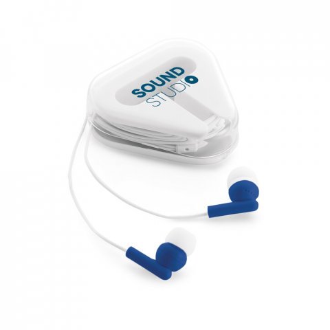 FARDAY. Fone de ouvido com cabo de 1,25 m - Azul royal