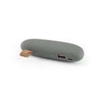OMAR 2.0. Bateria port&aacute;til em ABS (2.000 mAh) - Cinza