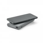 ALDRIN X. Bateria port&aacute;til por indu&ccedil;&atilde;o super-r&aacute;pido em ABS (10 000 mAh) - Cinza
