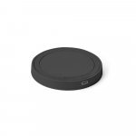 HYPER. Carregador por indu&ccedil;&atilde;o super-r&aacute;pido em ABS e silicone (15W) - Preto