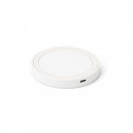 HYPER. Carregador por indu&ccedil;&atilde;o super-r&aacute;pido em ABS e silicone (15W) - Branco
