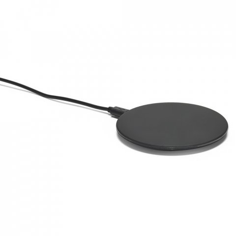 BURNELL BK. Carregador por indu&ccedil;&atilde;o super-r&aacute;pido em ABS (15W) - Preto