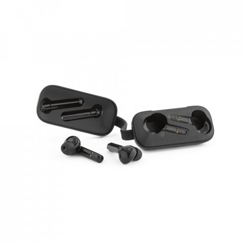 RUBIN. Fones de ouvido wireless em ABS - Preto
