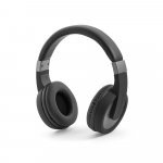 HOPPER. Fones de ouvido wireless com autonomia de 12h (300 mAh) e microfone, em ABS E PU - Chumbo