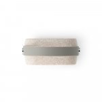 PIYON. Caixa de som port&aacute;til com autonomia de 4h30 (500 mAh), em fibra de palha de trigo e ABS - Natural
