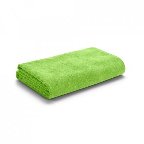 CALIFORNIA. Toalha de praia em microfibra (250 g/m&sup2;) - Verde claro