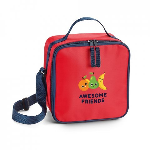 TURTLE. Bolsa t&eacute;rmica 4,5 L em 600D poli&eacute;ster - Vermelho