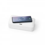GERMOUT. Caixa esterilizadora UV com carregador wireless Fast em ABS e PC - Branco