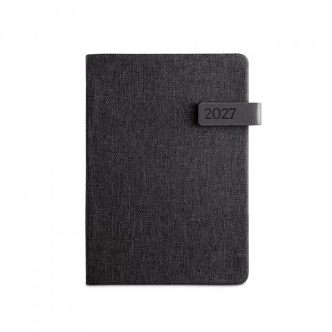 ANDRESEN A5. Agenda em PET reciclado (100% rPET) - Preto