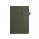 ANDRESEN A5. Agenda em PET reciclado (100% rPET) - Verde escuro