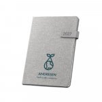 ANDRESEN B5. Agenda em PET reciclado (100% rPET) - Cinza claro