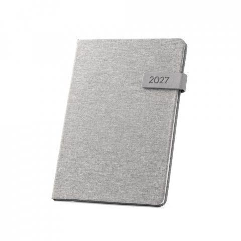 ANDRESEN B5. Agenda em PET reciclado (100% rPET) - Cinza claro