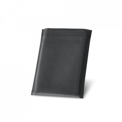 TAGORE A5. Agenda A5 em pele (58% reciclada) - Preto