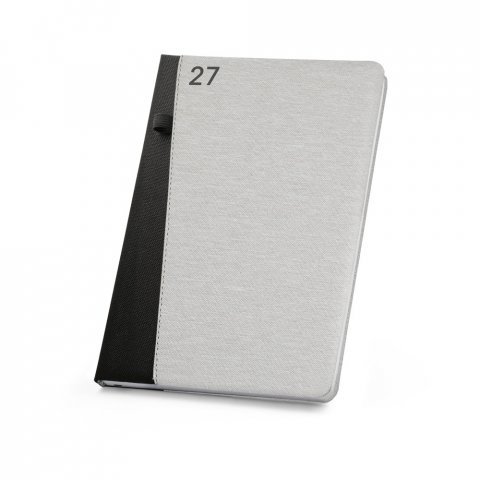 LARSSON B5. Agenda B5 em PET reciclado (100% rPET) - Cinza