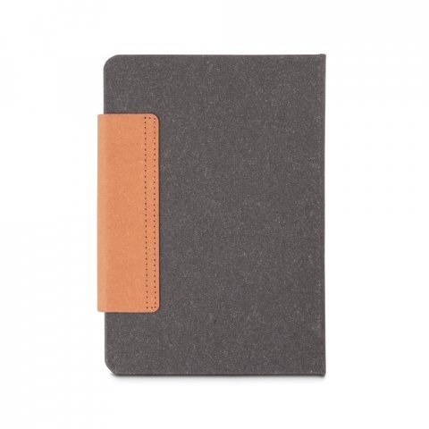 TAGORE B5. Agenda B5 em pele reciclada - Preto