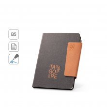 TAGORE B5. Agenda B5 em pele reciclada