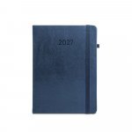 WATERS B5. Agenda B5 em PU &agrave; base de &aacute;gua - Azul