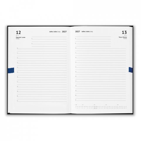 MUSSET A5. Agenda A5 em PU (58% reciclado)
