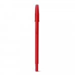 MARLEY. Caneta esferogr&aacute;fica - Vermelho