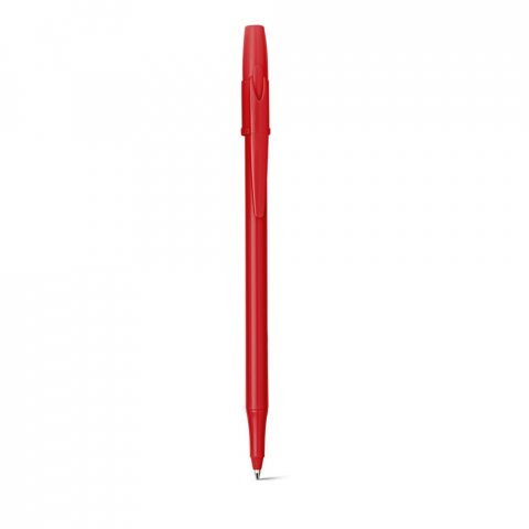 MARLEY. Caneta esferogr&aacute;fica - Vermelho