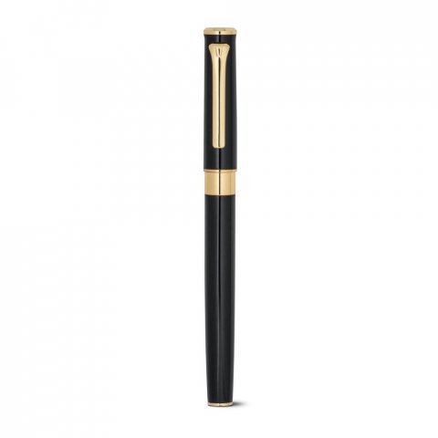 VERSAILLES. Conjunto de roller e esferogr&aacute;fica - Dourado