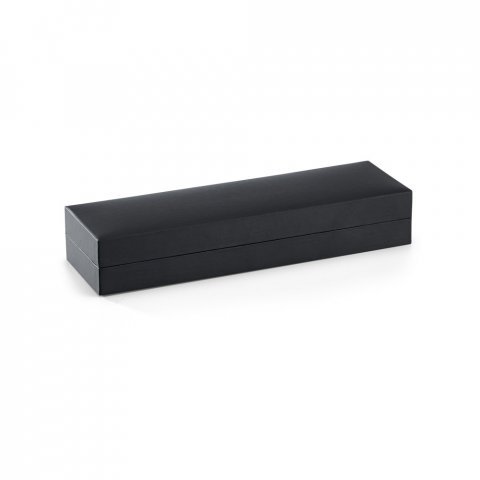 BLAZON. Caneta roller em metal com escrita em preto