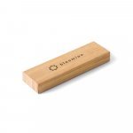 GREENY. Conjunto de esferogr&aacute;fica e lapiseira em bambu - Natural