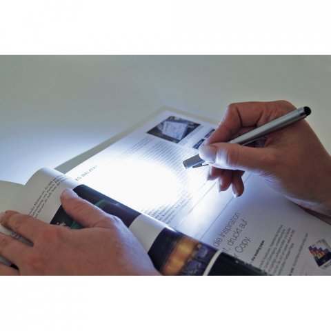 LAPOINT. Caneta esferogr&aacute;fica multifun&ccedil;&otilde;es em metal com escrita em azul - Cromado satinado