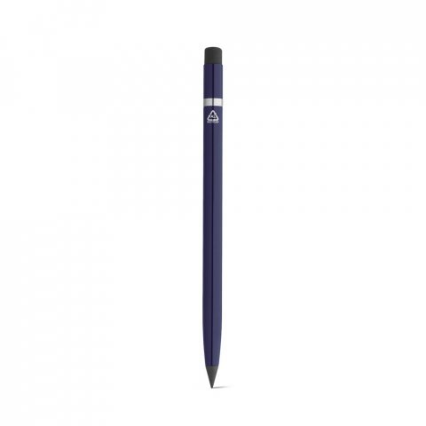 LIMITLESS. Caneta sem tinta em alum&iacute;nio 100% reciclado com tampa protetora - Azul
