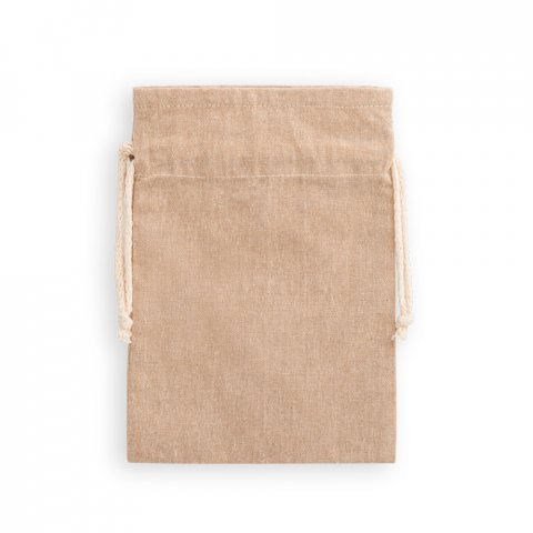 GIBRALTAR. Sacola em 70% algod&atilde;o reciclado e 30% poli&eacute;ster reciclado (140 g/m&sup2;) sem tingimento - Natural