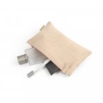 MILLIE. Bolsa multifun&ccedil;&otilde;es em 70% algod&atilde;o reciclado e 30% poli&eacute;ster reciclado (140 g/m&sup2;) - Natural