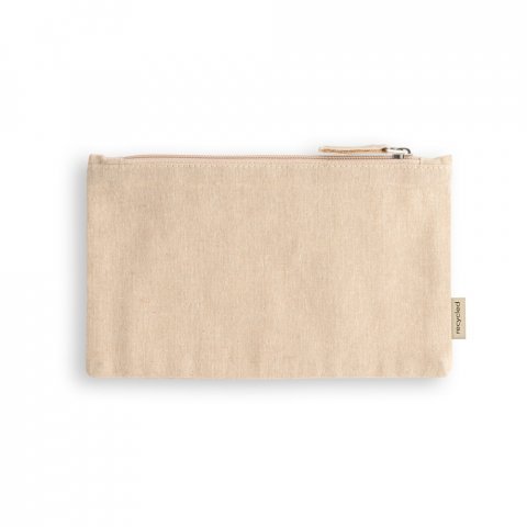 MILLIE. Bolsa multifun&ccedil;&otilde;es em 70% algod&atilde;o reciclado e 30% poli&eacute;ster reciclado (140 g/m&sup2;) - Natural